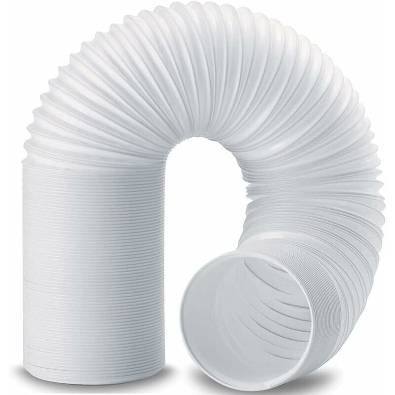 Aimoonsa Tragbarer Klimaanlagenschlauch, 150 Mm Durchmesser, Flexibler Pvc-abluftschlauch, 2 M Länge, Universelles Belüftungsschlauch-set Für Tragbare Klimaanlagen, Luftabsauger Und Trockner