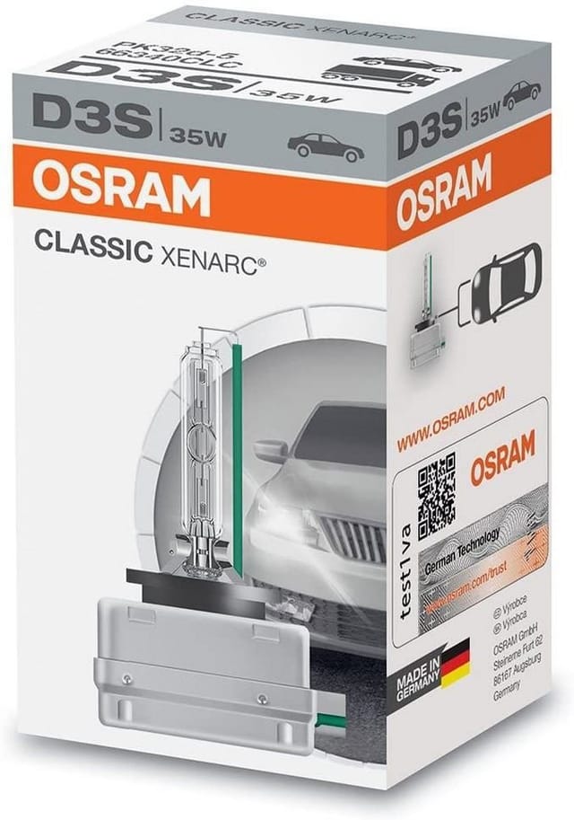 Osram Spezialleuchtmittel OSRAM XENARC CLASSIC D3S PK32d-5 12 V 35 W (1er Faltschachtel)