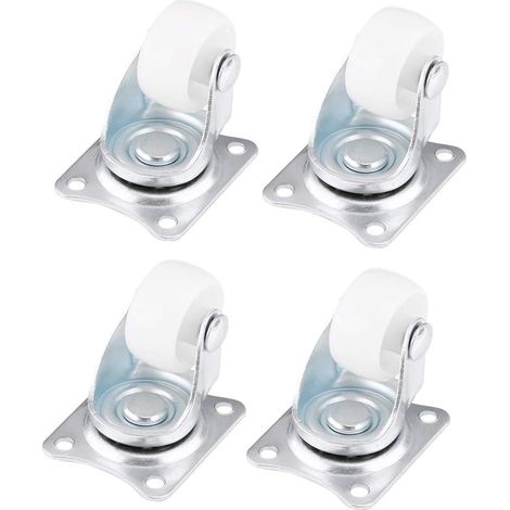 Universal-lenkrollen, 25 Mm Lenkräder, Schwerlastrollen Mit Geräuscharmen Rädern, Maximale Traglast 40 Kg, Für Stühle, Kleine Trolleys, Koffer.