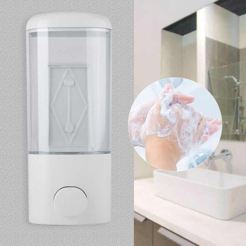 500-ml-wandseifenspender, Nachfüllbarer Flüssigseifenspender, Seifenspender Für Duschgel, Shampoo Und Seife Im Badezimmer