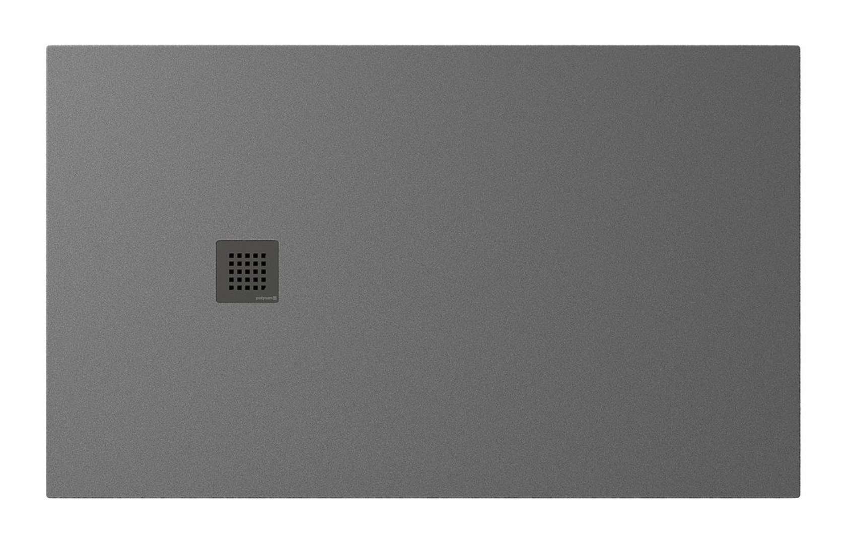 Polysan Tre - Duschwanne Neca 150 X 90 Cm, Mattgrau 84310.31