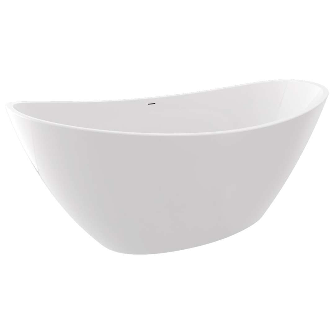 Polysan - Freistehende Badewanne Avila 170 X 80 Cm, Weiß 68641