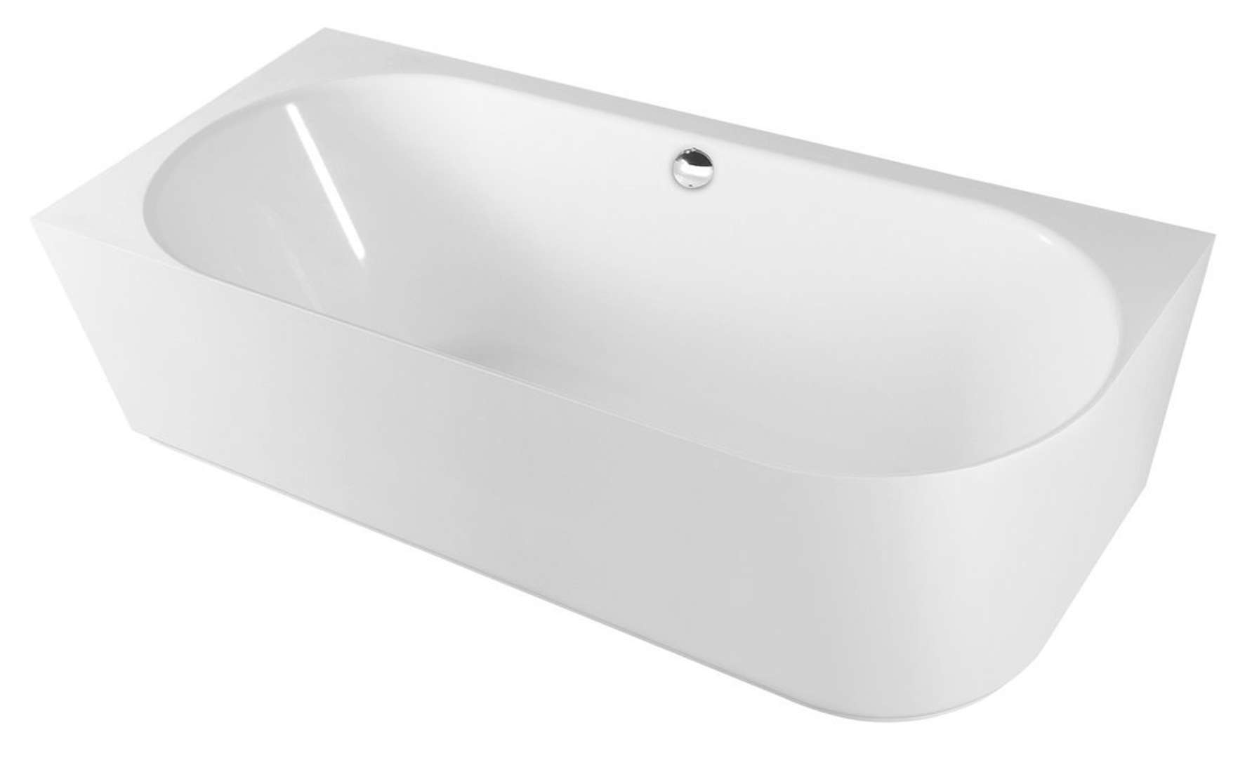 Polysan Sussi - Eckbadewanne L 170 × 70 Cm, Weiß 90177l