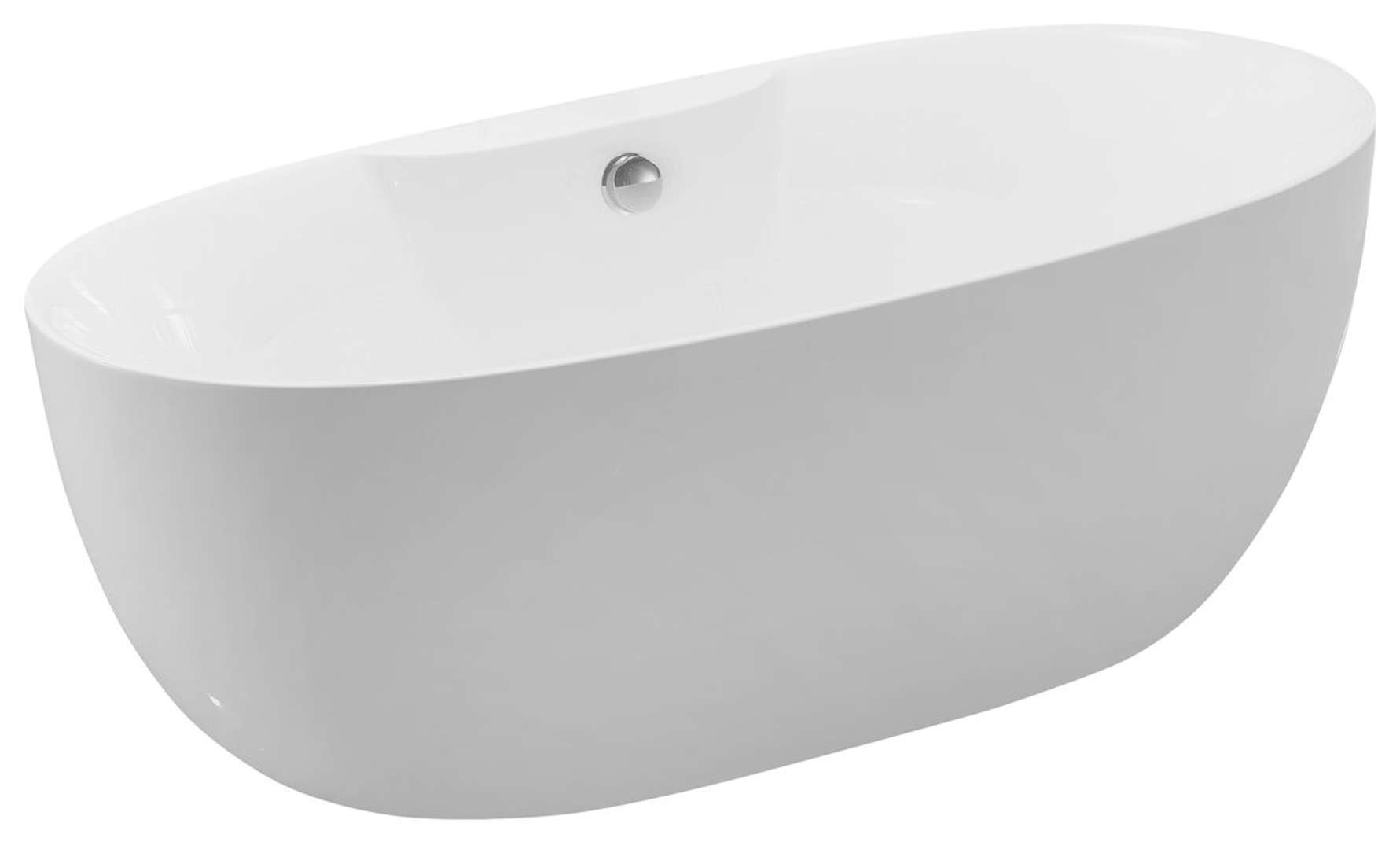 Polysan - Freistehende Badewanne Rana 170 X 80 Cm, Weiß 68638