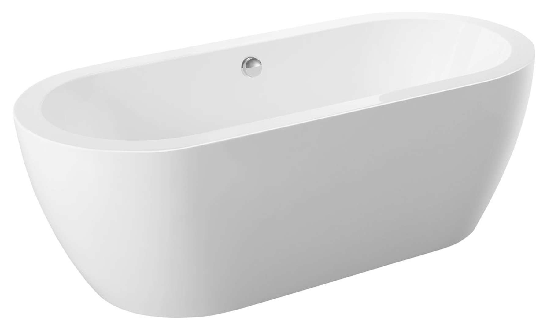 Polysan - Freistehende Badewanne Samira 173 X 78 Cm, Weiß 68648