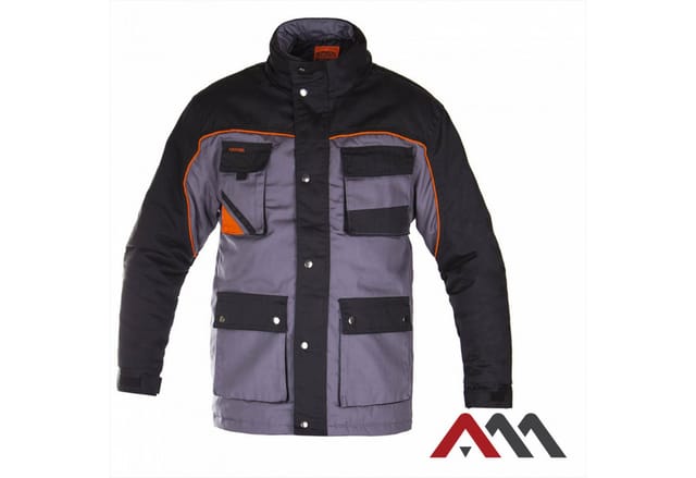 Artmas Arbeitsjacke Arbeitsjacke Winterjacke Jacke Gefuettert LONG