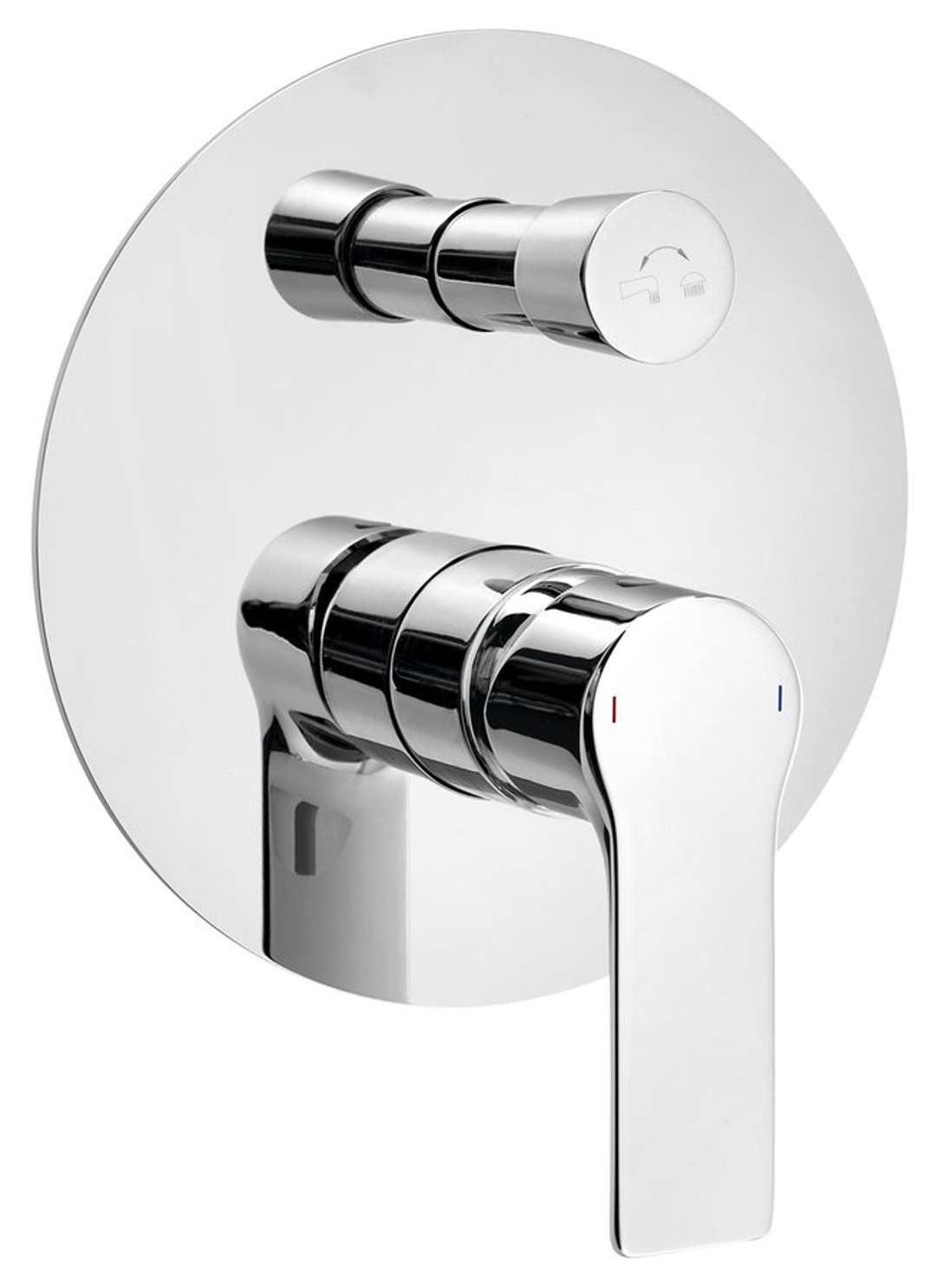 Sapho Pax - Unterputz-duscharmatur, Für 2 Verbraucher, Chrom Xa62