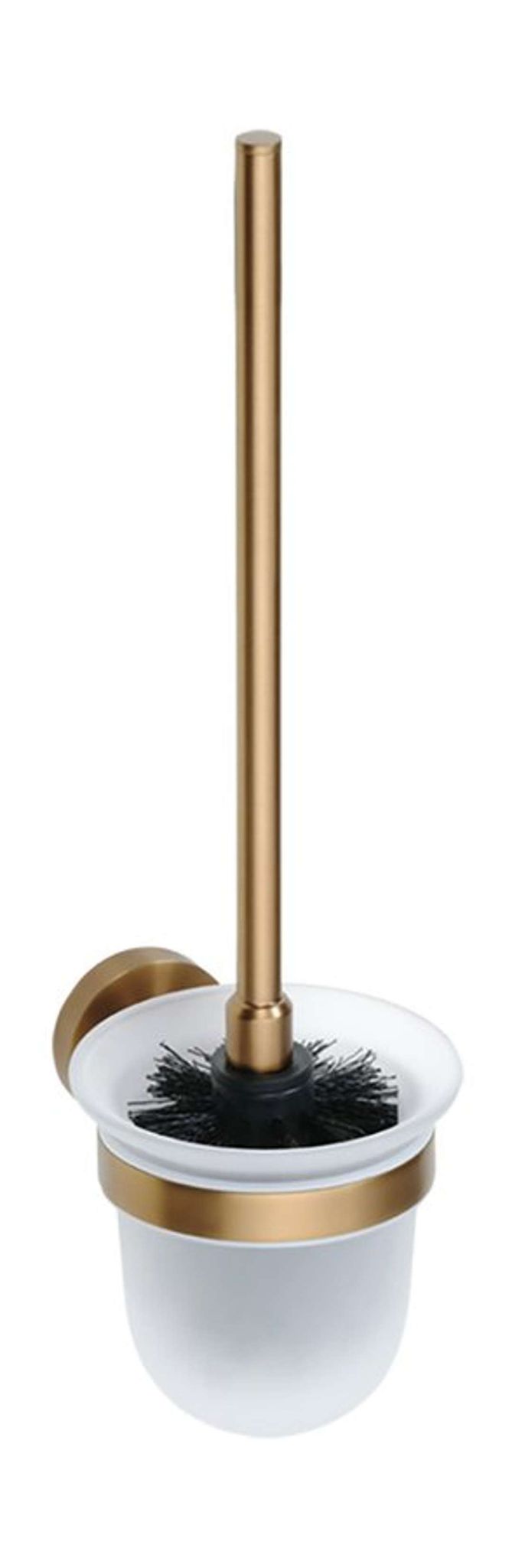 Sapho X-round - Hängende Toilettenbürste, Milchglas, Mattes Kupfer Xr303pg