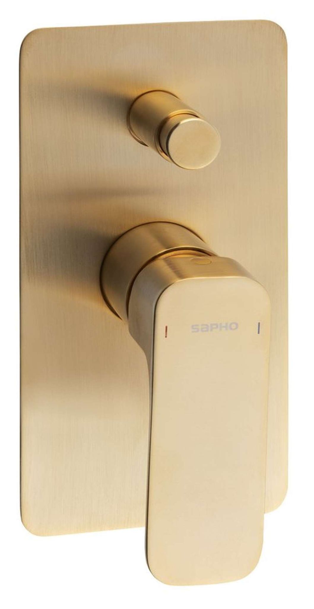 Sapho Spy - Unterputz-duscharmatur, Für 2 Verbraucher, Mattgold Py42/19