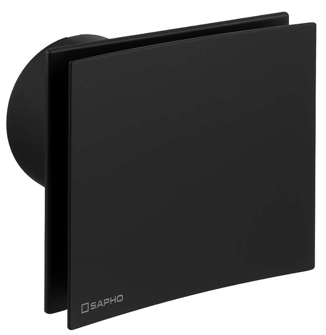 Sapho Eira - Badventilator Axial, 15 W, 100 Mm Rohr, Schwarz Ei101b