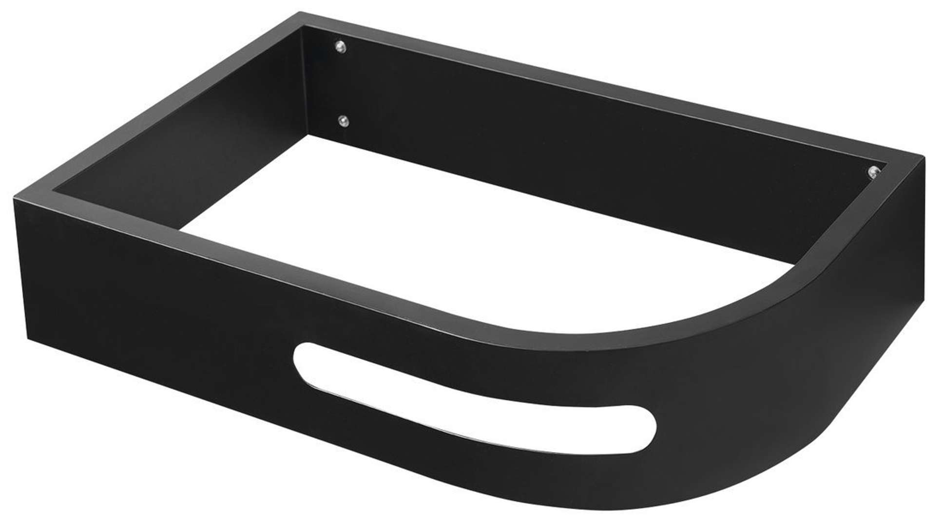 Sapho Pulse - Waschtischhalterung Mit Handtuchhalter, Mattschwarz Bm752-cl