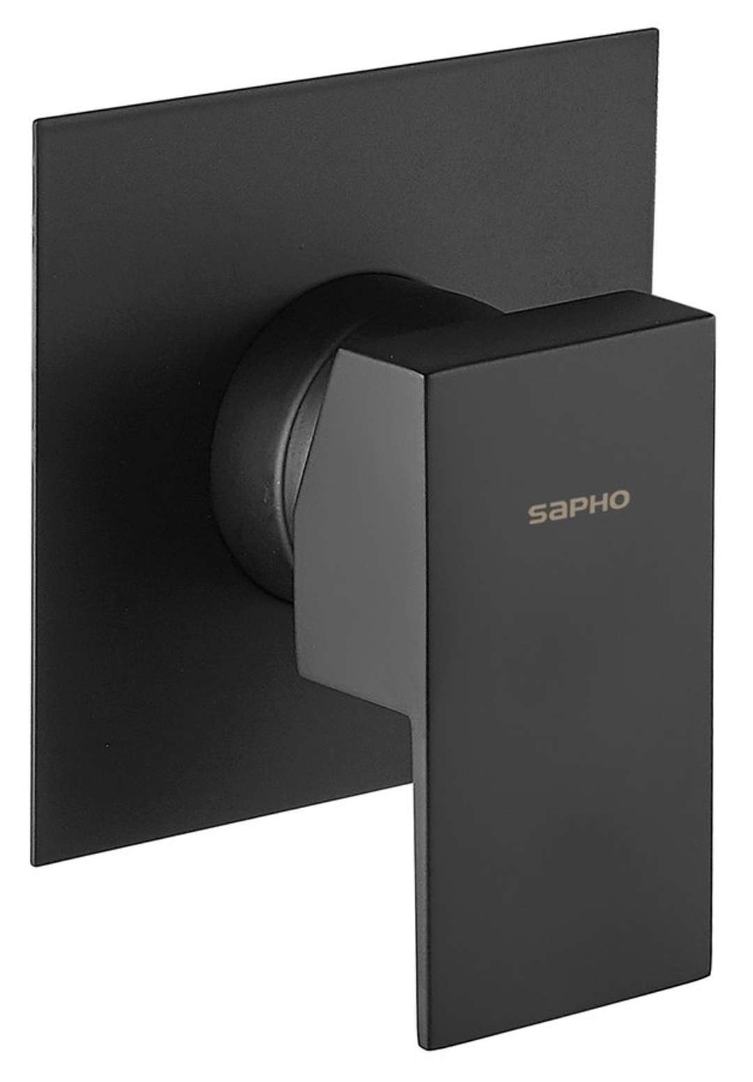Sapho Spectre - Unterputz-duscharmatur, Schwarz Matt 1102-76b