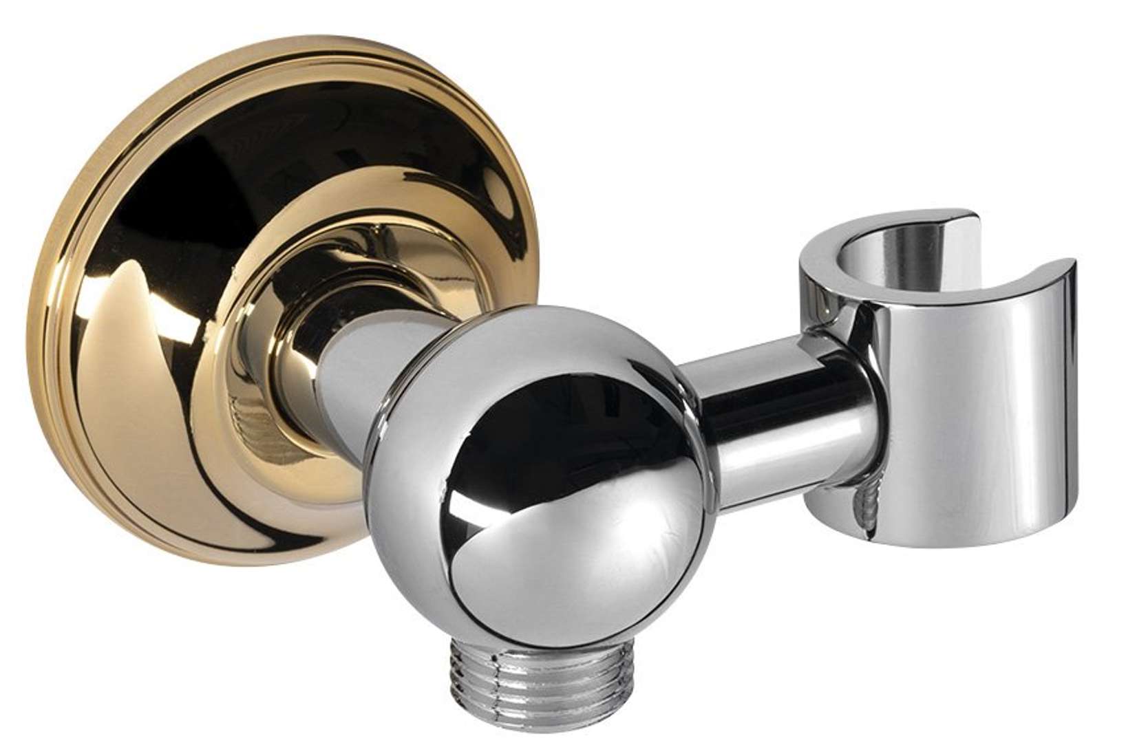 Sapho Antea - Duschbogen Mit Halterung, Chrom/gold 981r2