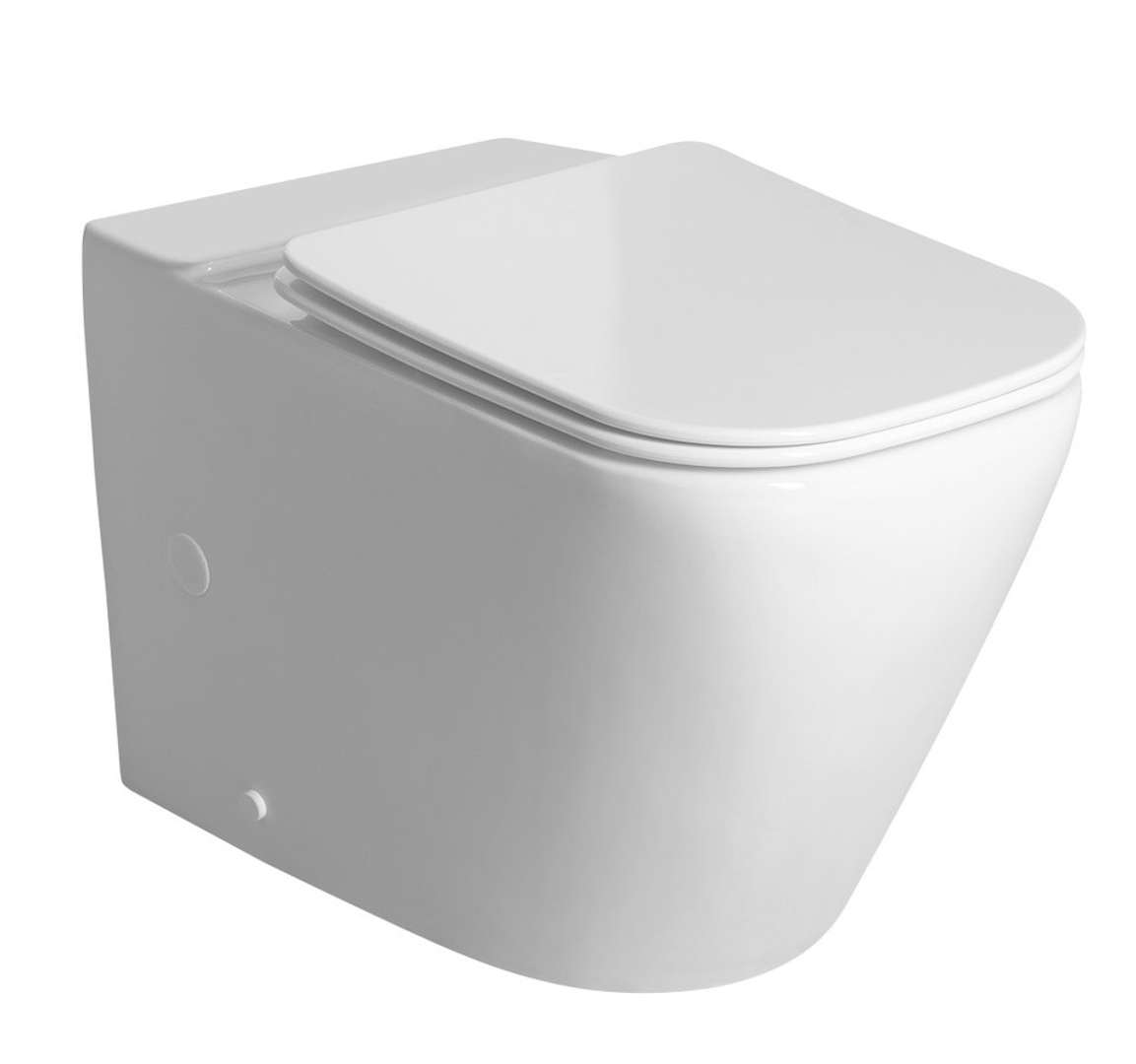 Sapho - Stand-wc-kombi Imala, Vortex Rimless, Vario-abgang, Weiß Pc107-111