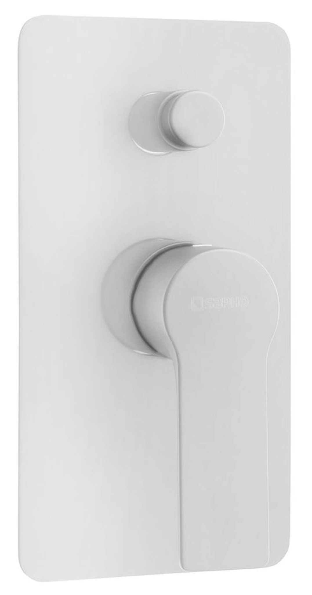 Sapho Pax - Unterputz-duscharmatur, Für 2 Verbraucher, Mattweiß Xa42/14