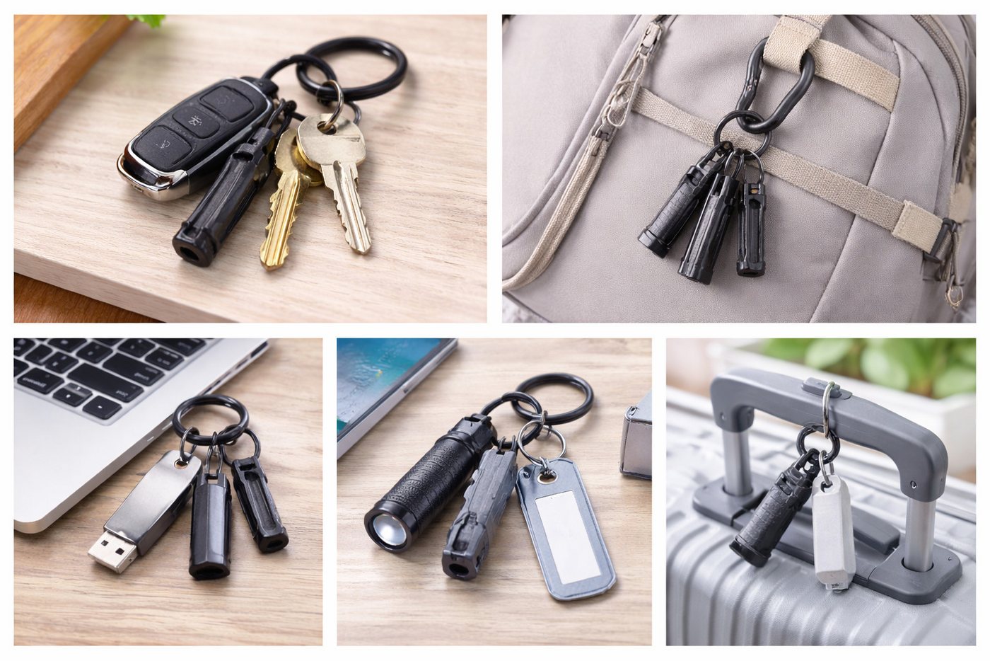 WEBBOMB Karabiner Schlüsselkarabiner robust 10 Schlüsselringe keychain Schlüsselanhänger Bild 5