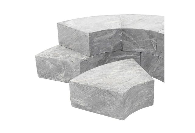 H&M Germany Kaminofen-Erweiterungssegmet Speckstein-Speicher-Ring Universal Höhe 5cm 8-teilig
