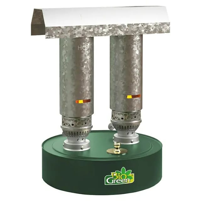 Bio Green Petroleumheizung Gewächshausheizer Warmax Power 5, 600W, Paraffin betrieben, für Gewächshäuser bis 5m²