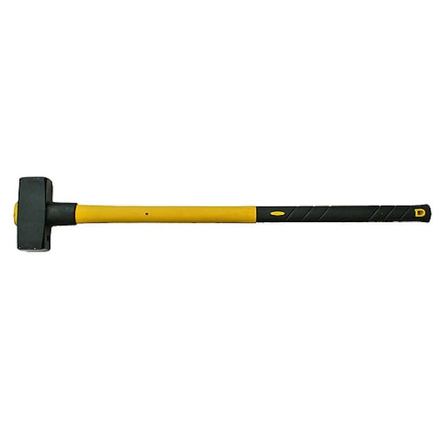 PROREGAL® Hammer Stemmhammer 3kg Fiberglasstiel mit Gummigriff, Abbruchhammer