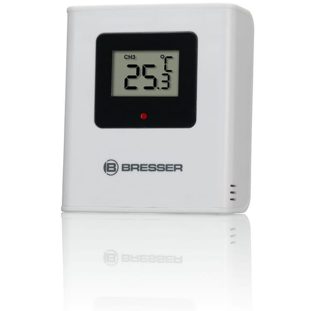 BRESSER Funkwetterstation Meteo Temp silber Funkwetterstation
