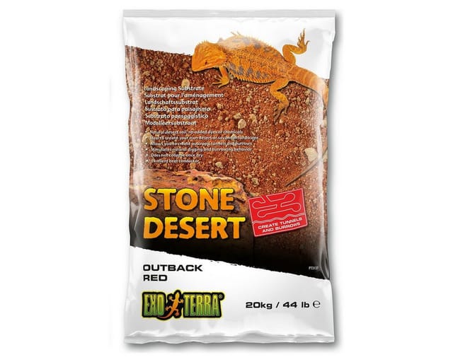 Exo Terra Terrarien-Substrat Outback Red Stone Desert 20 kg