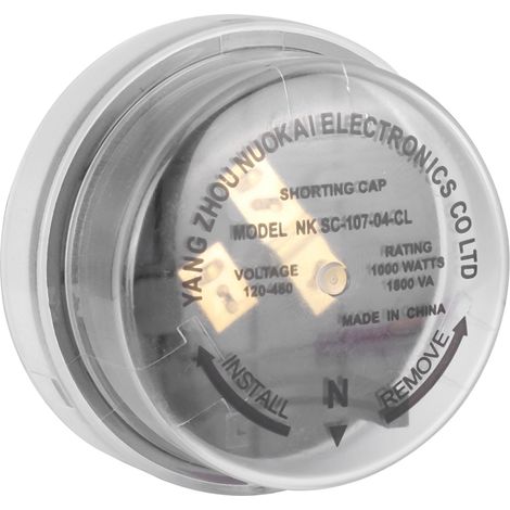 Kurzschlussschutzkappe 1000w 1800va 120-480v Temporärer Schutz Von Twistlock-fotozellenbehältern.