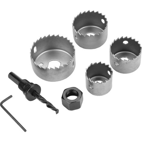 Akozon Holzlochsäge, Bohrer Aus Hochkohlenstoffhaltigem Stahl, 32/38/44/54 Mm, Für Die Holzbearbeitung