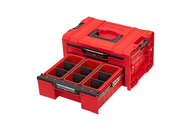 QBRICK System Werkzeugkoffer Qbrick System PRO Drawer 2 Toolbox 2.0 Expert RED ULTRA HD Custom