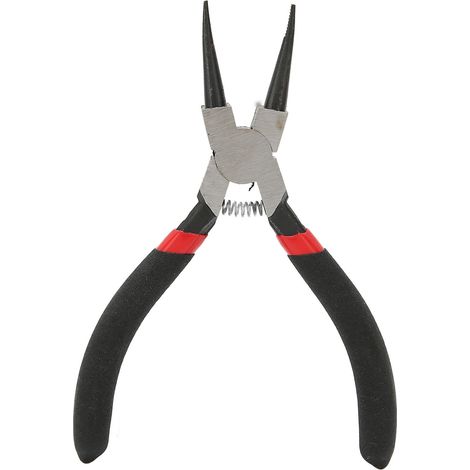 Innenringzange Rechts, Gerade Backen, Gerader Innenschaft, Kohlenstoffstahl, Gummisicherung, Multifunktions-ringzange Mit Rutschfestem Griff, 5 Zoll