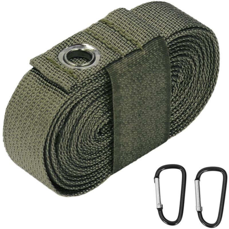 Verlängerungsgurt Für Outdoor-zeltüberdachungen, Multifunktionales Nylon-campingseil, Militärseil, Grün