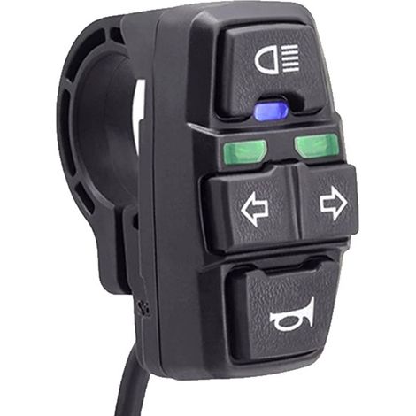 3-in-1-blinkerschalter Für Motorrad, Hupe, Ein-/ausschalter Für Roller, E-bike, Mountainbike (nicht Original)