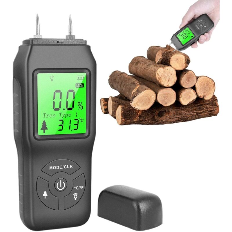 Feuchtigkeitsmessgerät Für Heizungsanlagen, Lcd-display, Feuchtigkeitsdetektor Für Holzkonstruktionen, Heizwände Und Holzböden