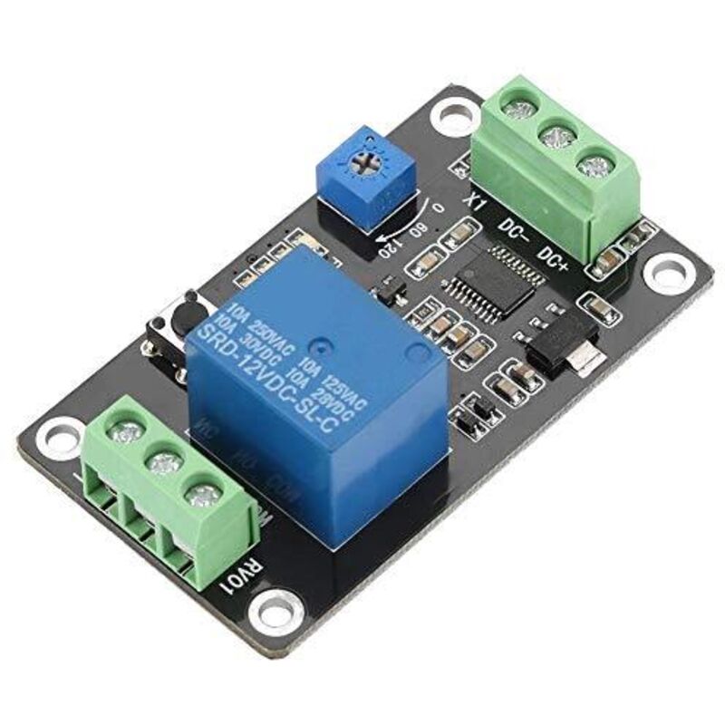 Zeitrelais-verzögerungsmodul Ein-/ausschaltverzögerung Mit Automatischer Verriegelung Dc 5v/12v/24v (dc12v), A