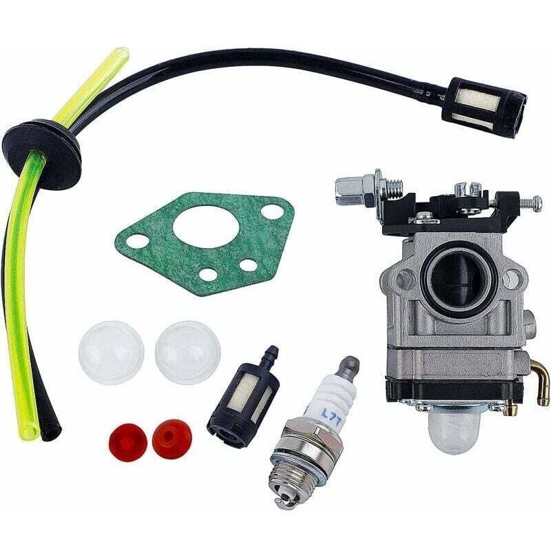 Aimoonsa Vergaser-reparatursatz Für 52-cm³-, 49-cm³- Und 43-cm³-freischneider, Inklusive Dichtung, Schlauch, Zündkerze Und Kraftstofffilter. Freischneider-vergaser