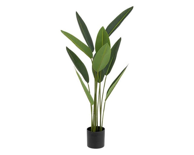 Kunstpflanze Künstliche Strelitzia-Pflanze, 97 cm Zimmerpflanze, Atmosphera Créateur d'intérieur, Höhe 97 cm