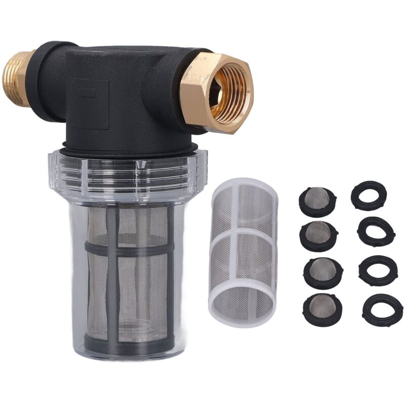 Gartenschlauchfilter Für Hochdruckreiniger-wasserzulauf, 3/4"-rohrfilter, Sedimentwasserfilter, Wasserpumpenfilter Für Die Gartenbewässerung