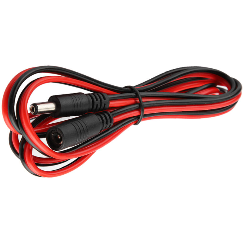 Dc5521 Netzkabel (stecker Auf Buchse), 150 Cm (59,06 Zoll), Wasserdichtes, Tragbares Verlängerungskabel, Max. 5 A, 60 W, Für Lcd-monitore Und Laptops