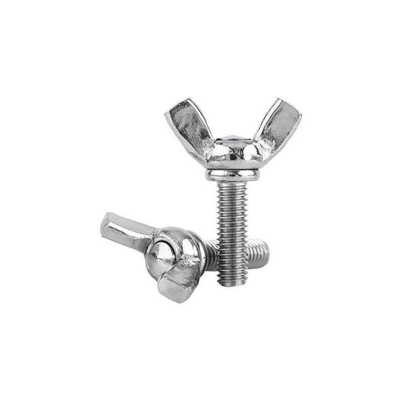 Zoternen Akozon Flügelmuttern, 5 Stück, Din316 M6 Flügelschrauben Aus Edelstahl 304 (m6 X 16 Mm)