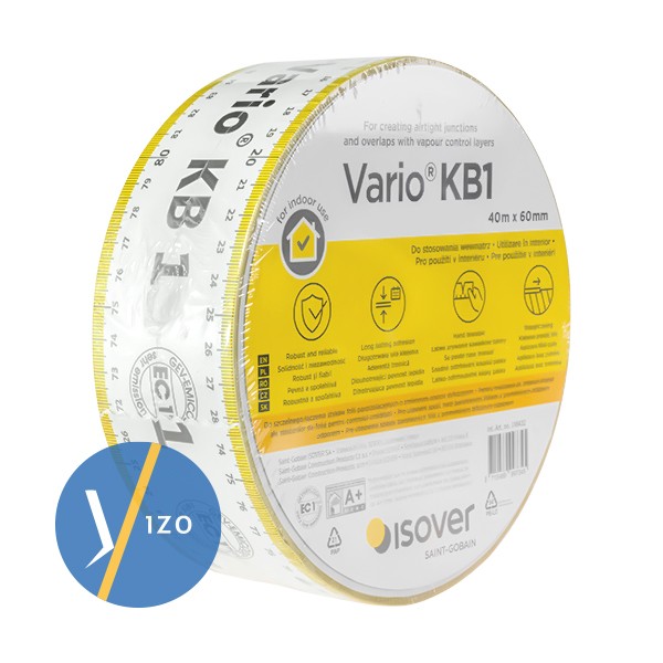 Isover Vario Kb1 Dampfsperrband 60 Mm X 40 M
