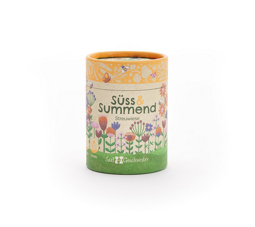 Die Stadtgärtner Gartenpflege-Set Streuwiese Saatgutmischung, Tolles Garten-Geschenk, Samenfest, Dürretolerant, Hohe Keimrate, Duftend, Bestäuber anziehen Bild 5