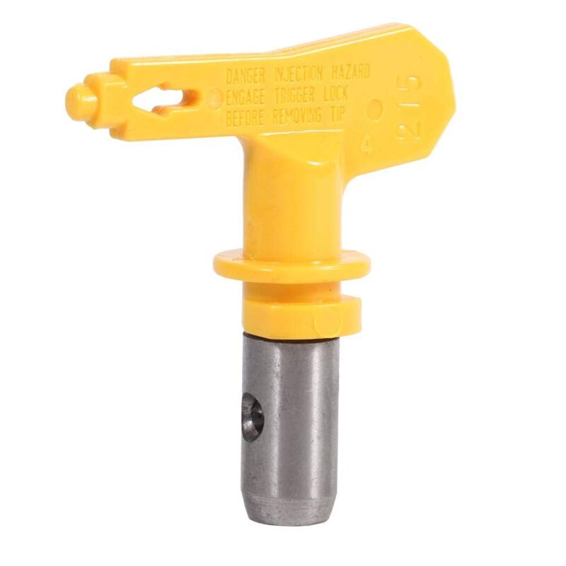 Haofy Airless-düse, Airless-spritzpistolendüse, Reversible Airless-spritzpistolendüse Für Latexfarben, Rostschutzfarben Und Dispersionsfarben, Gelb, 215