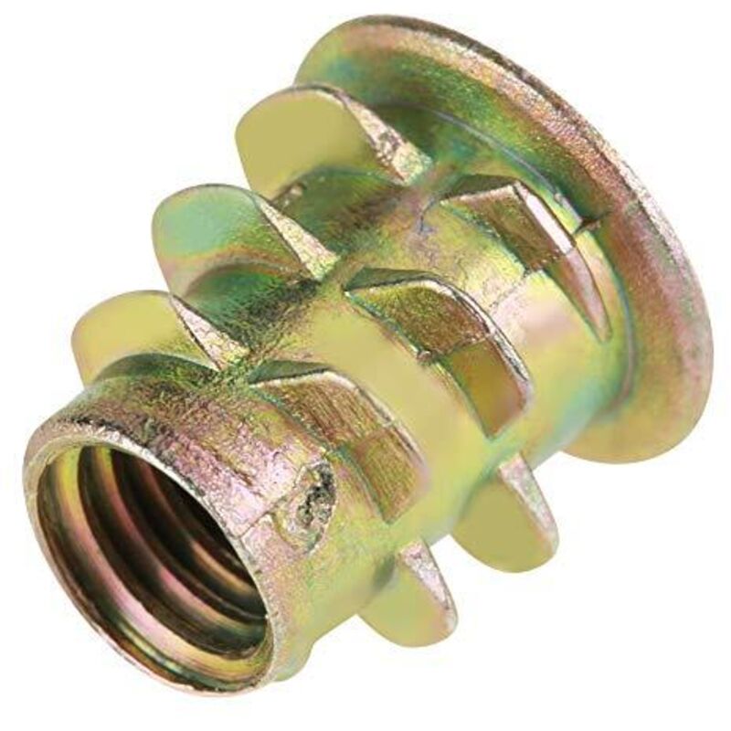 50 Stück M5 X 10 Mm Innensechskantmutter, Sechskantantrieb, Möbelmutter, Zinklegierung, Holzmutter, Gewindeeinsatz Für Holz, A
