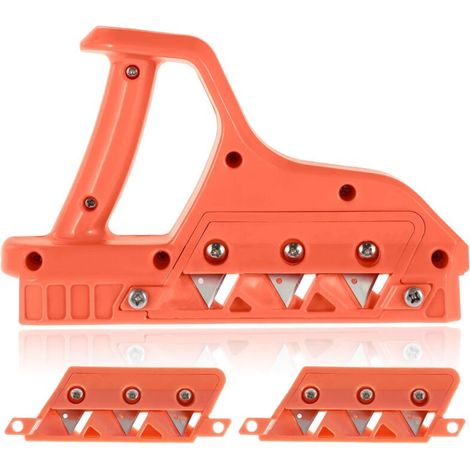 Schneller Gipskartonschneider, Präzisions-gipskartonschneider Mit 45°/60°-fasen Und 10 Klingen, Kunststoff-gipskartonschneider, Handgeführtes Trockenbau-schneidewerkzeug, Handgeführtes Hobelwerkzeug F