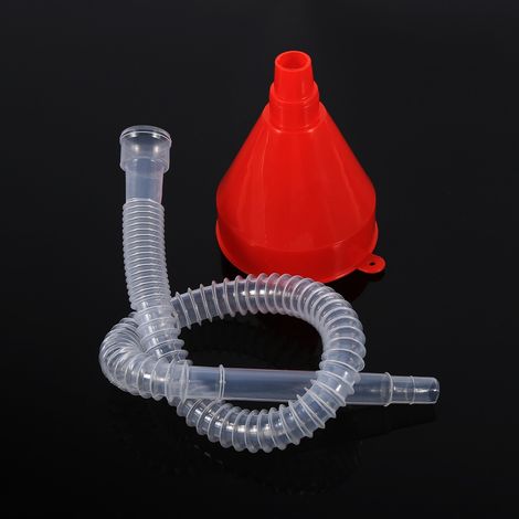 Cm Breiter Universal-kfz-trichter Aus Kunststoff Mit Langem, Flexiblem Ausguss, Kfz-verlängerungstrichter Für Wasser, Benzin Und Kühlmittel.