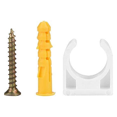 Zoternen U-förmiges Rohrschellen-set, 20-teilig, 16/20/25/32 Mm, Befestigungsklammer Für Ppr-rohre Mit Schrauben (16 Mm)