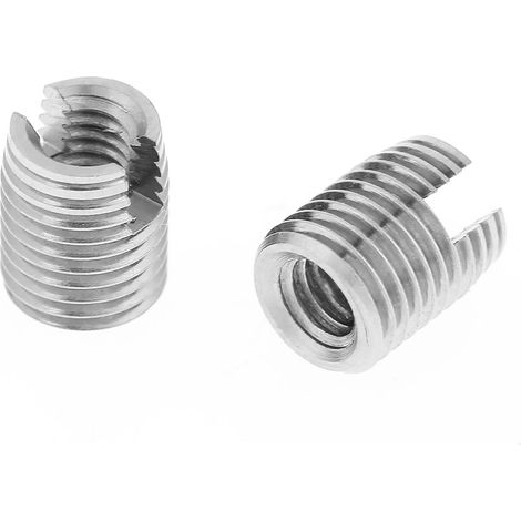 Ftvogue Packung Mit 20 Selbstschneidenden Gewindeeinsätzen Aus Metall, M4 X 8 Mm