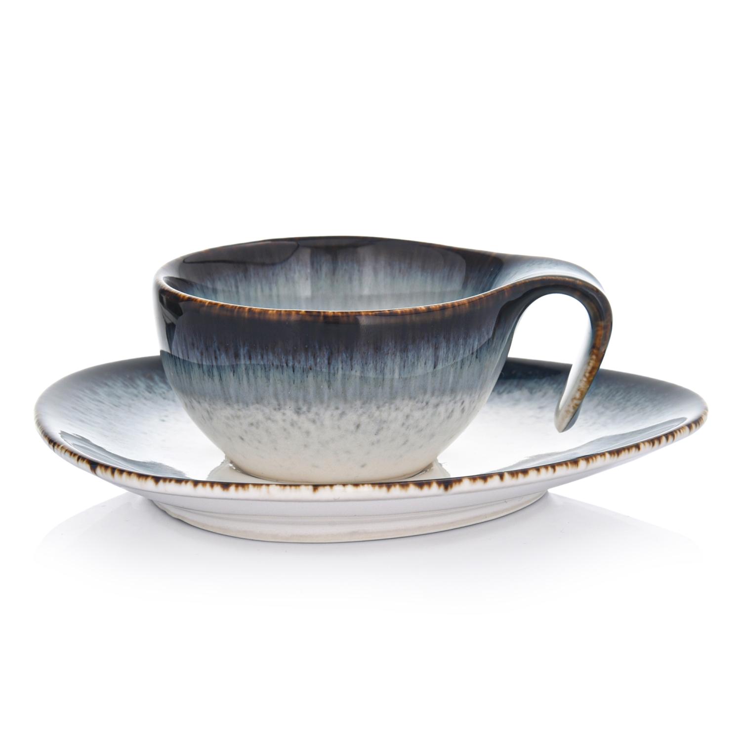 Espressotasse Mit Untertasse, Porzellan, 60 Ml, Time Dim, Duka