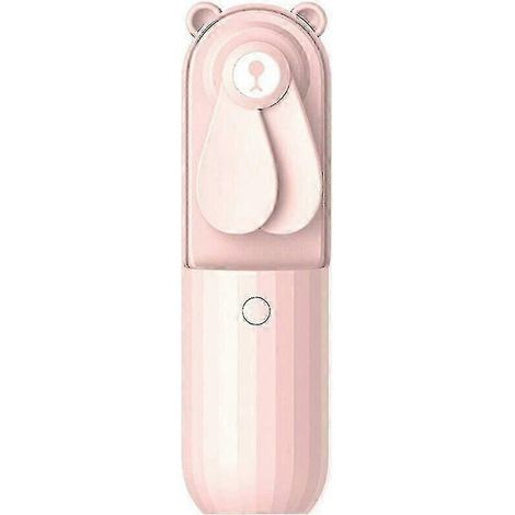 Mini-tragventilator, Tragbarer Ventilator Mit Blauen Rotorblättern, Kleiner, Per Usb Aufladbarer Persönlicher Ventilator