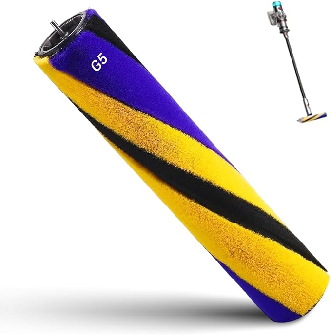 Kompatible Ersatzbürstenwalzen Für Dyson Gen5/v15 Und V15 Detect Slim /v12 Slim /v10 Slim/v8 Slim Weiche, Flauschige Hartbodendüse In Gelb Und Blau.