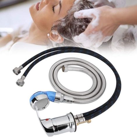 70 Cm Breite Haarwaschliege, 120 Cm Breite Waschbeckenarmatur, Duschkopf, Salon-waschtischarmatur, Haarwaschtischarmatur Für Liegestuhl, Mischventil Für Warm- Und Kaltwasser